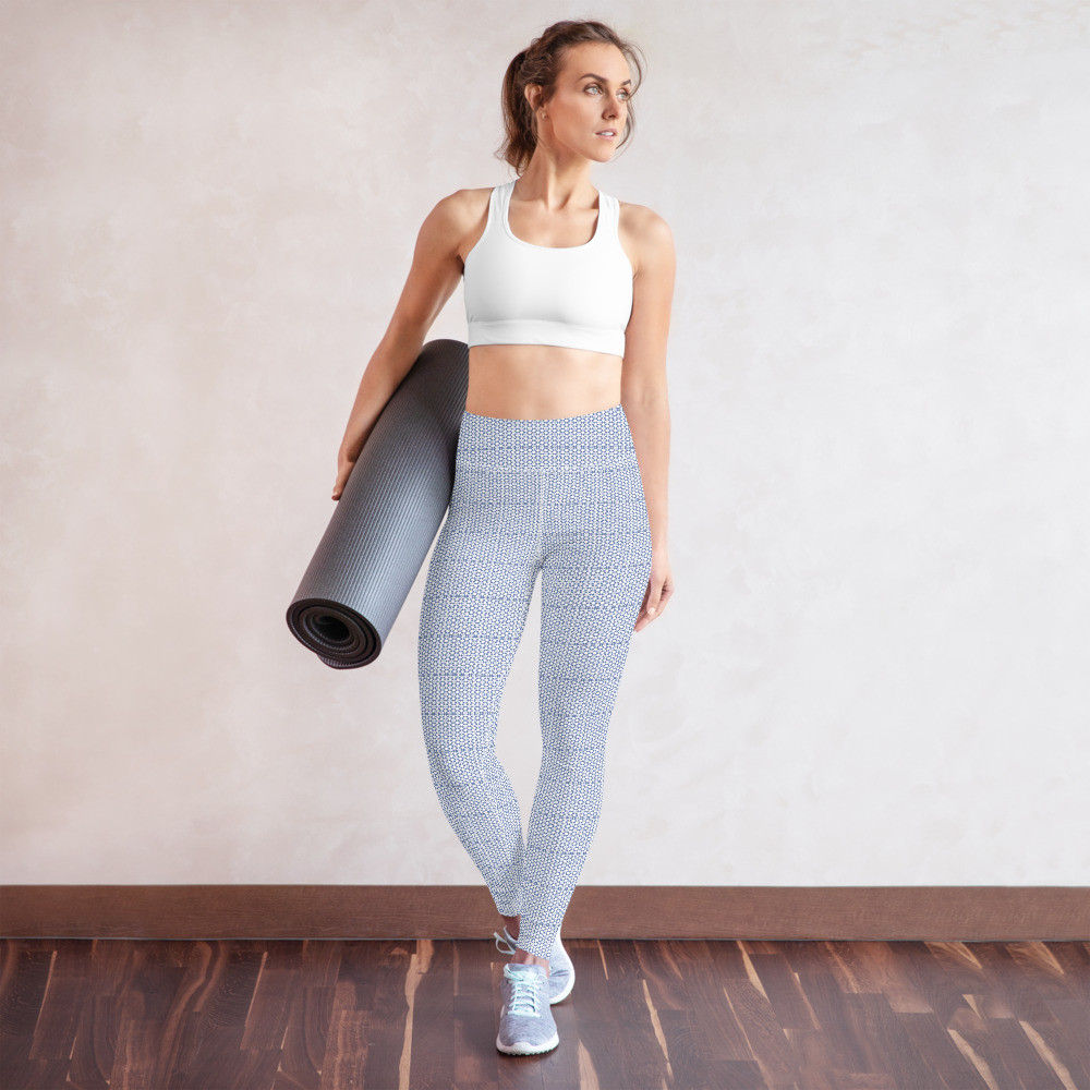 Blue Design - Yoga Leggings