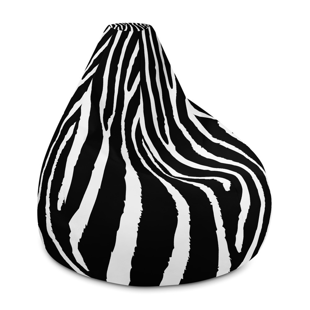 Zebra - Bean Bag Chair w/ filling