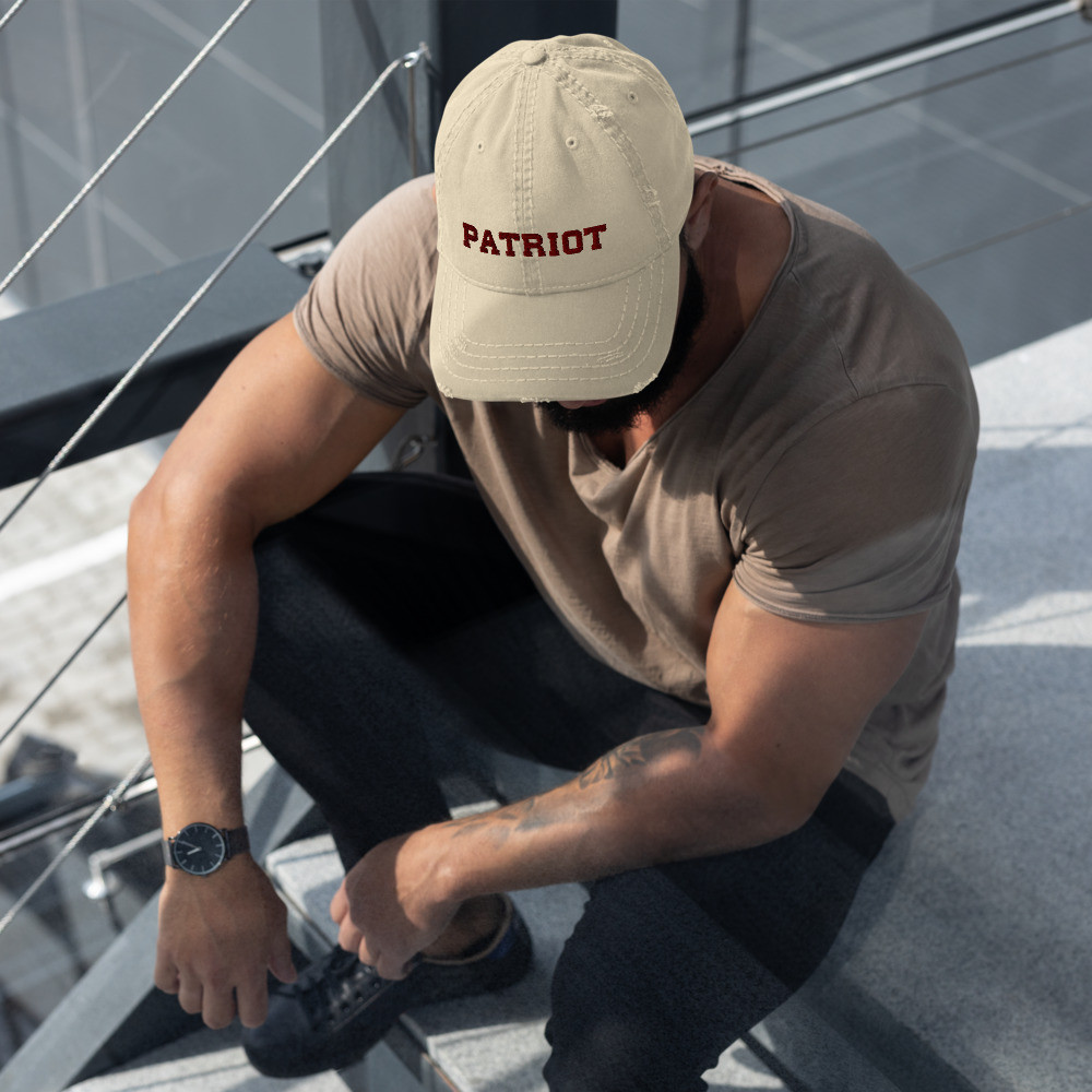 Patriot Distressed Dad Hat