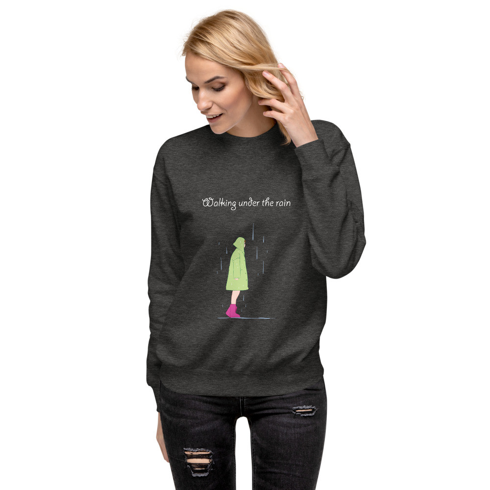 Walking under the rain - Unisex Fleece Pullover