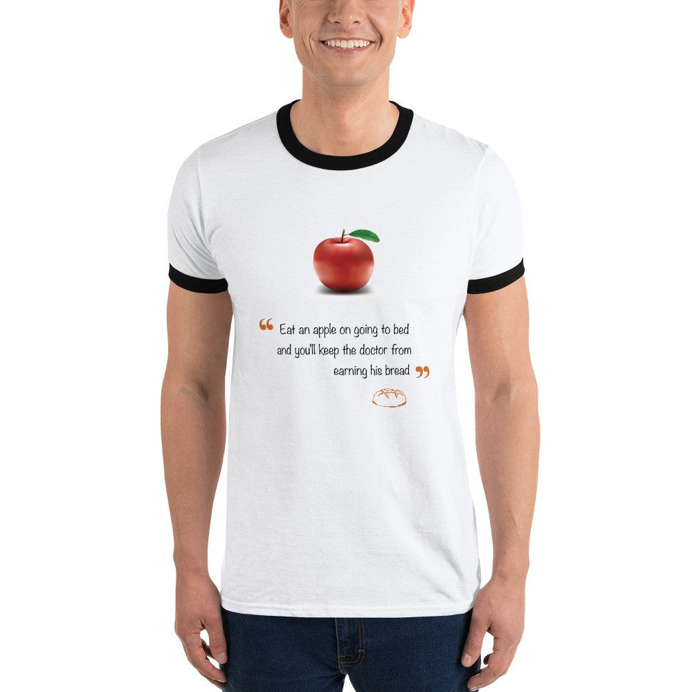 Apple - Ringer T-Shirt