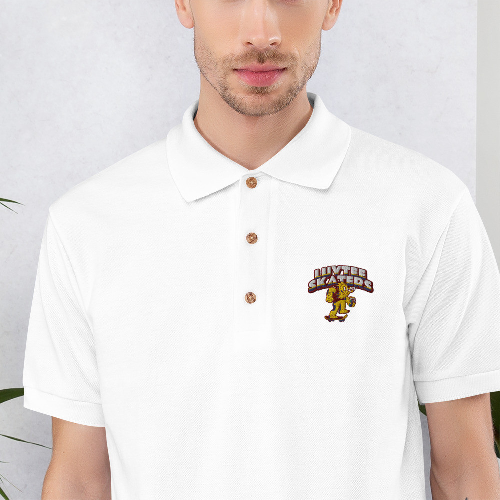 LuvTee Skaters - Embroidered Polo Shirt