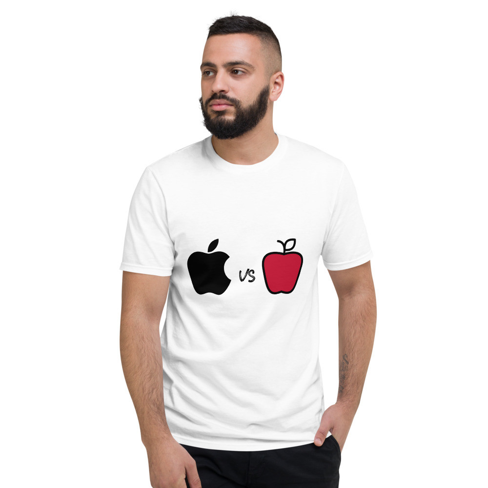 Mac vs Apple - Short-Sleeve T-Shirt