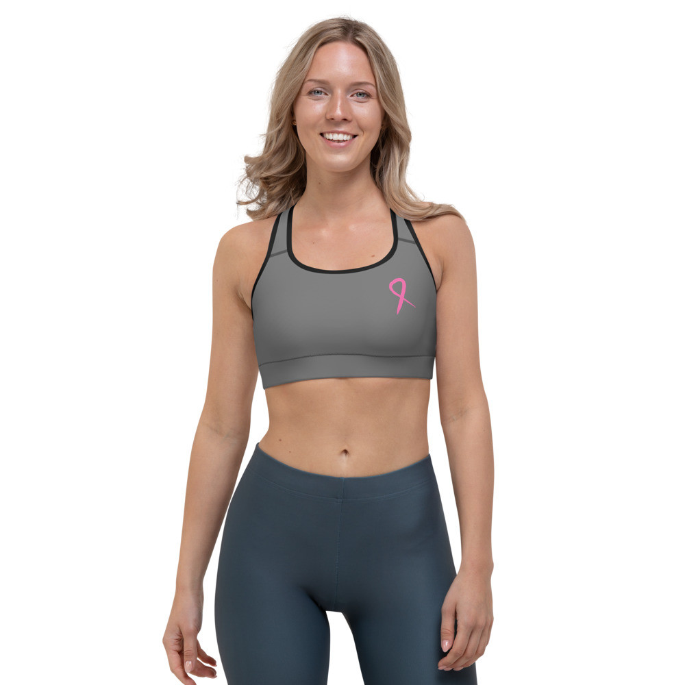 Cancer awareness ribbons - Sports bra