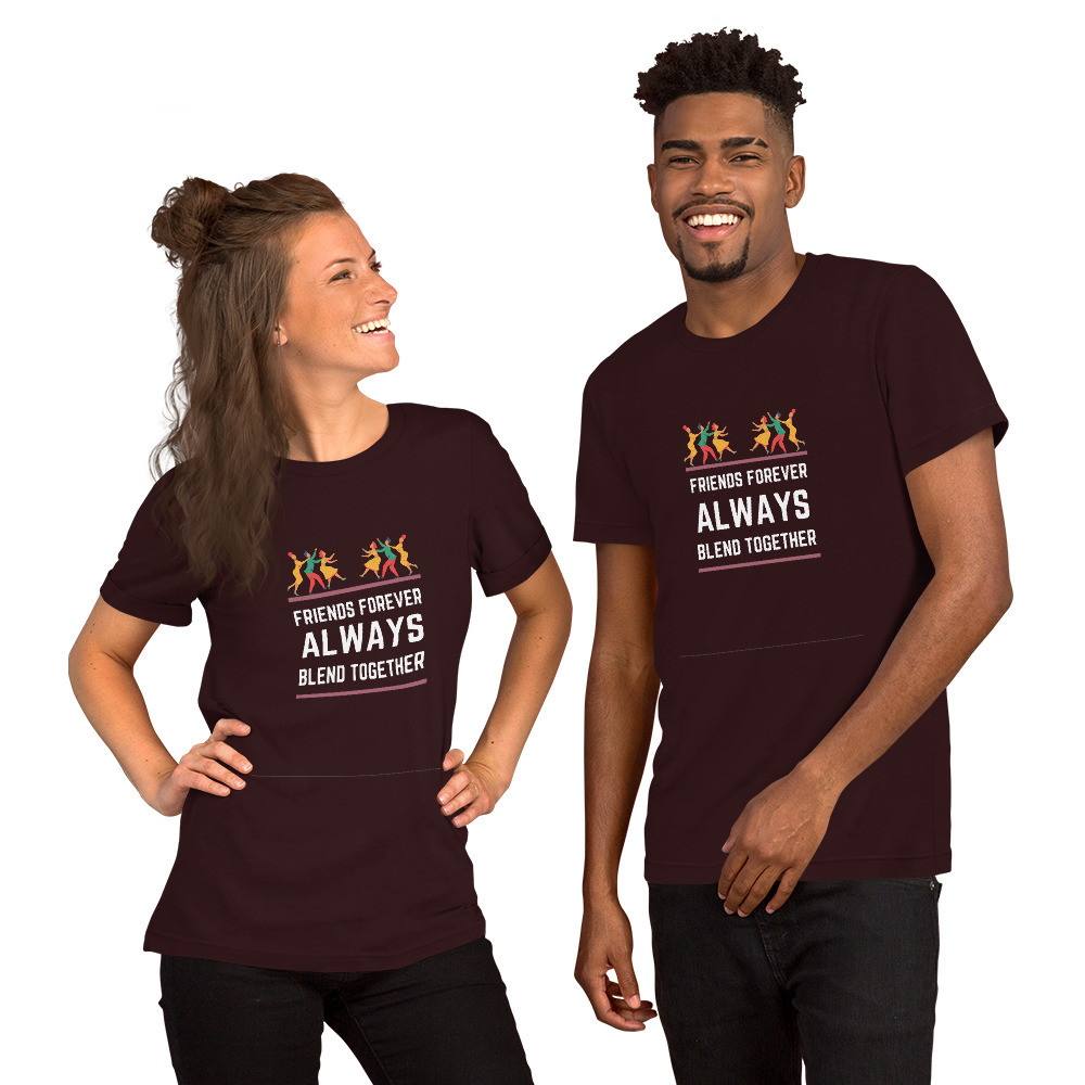 Friends Forever Always Blend Together -Short-Sleeve Unisex T-Shirt