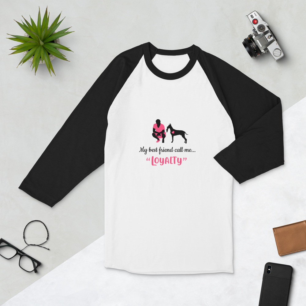 Call Me Loyalty - 3/4 sleeve raglan shirt