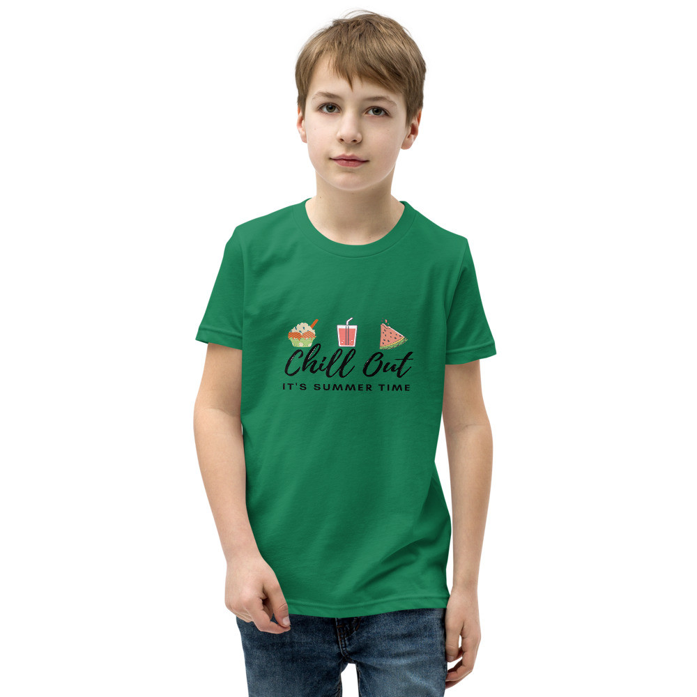 Chill Out It's Summer Time - Youth Short Sleeve T-Shirt