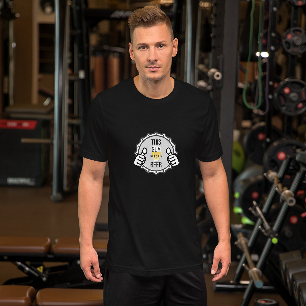 This Guy Needs A Beer - Short-Sleeve Unisex T-Shirt