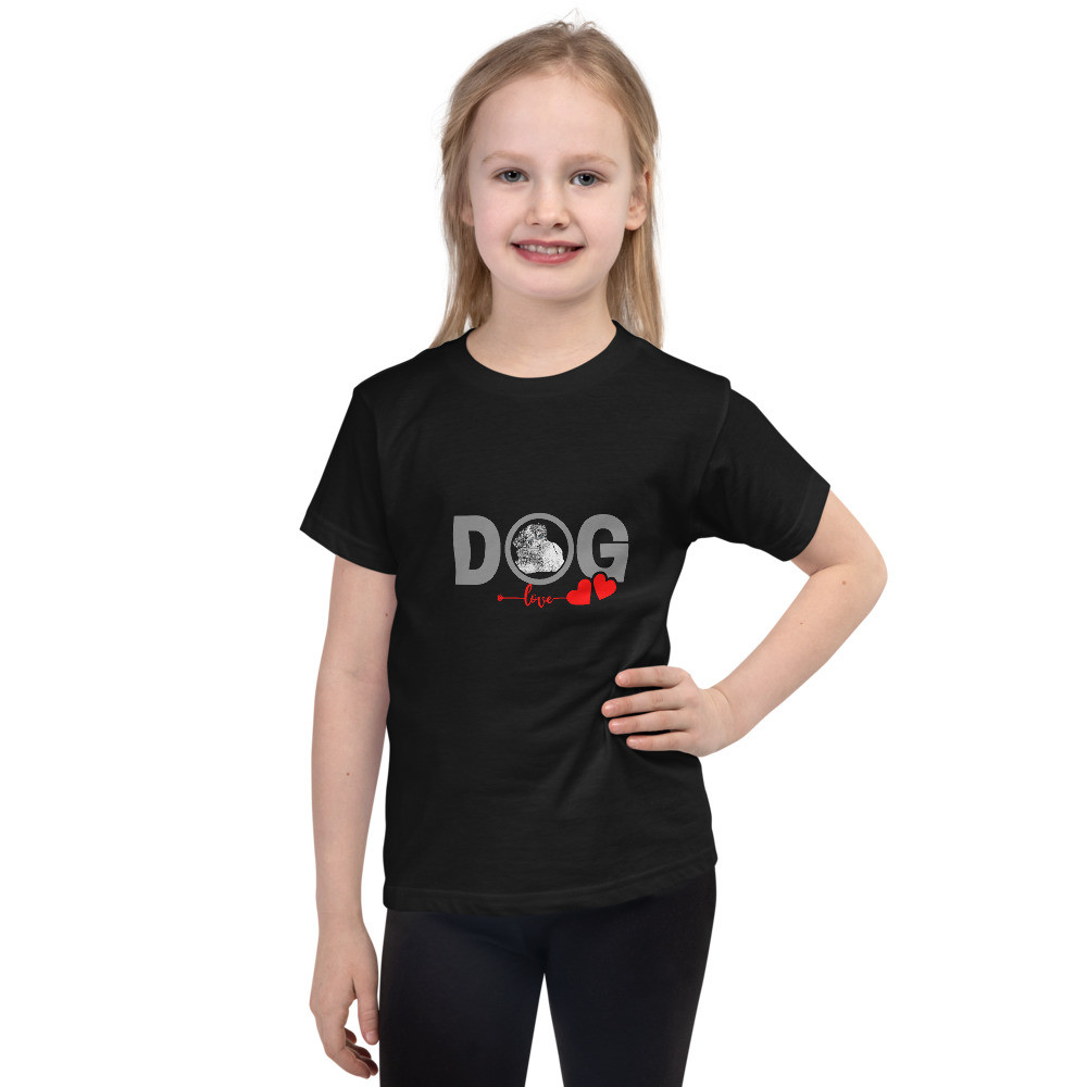 Dog love - Short sleeve kids t-shirt