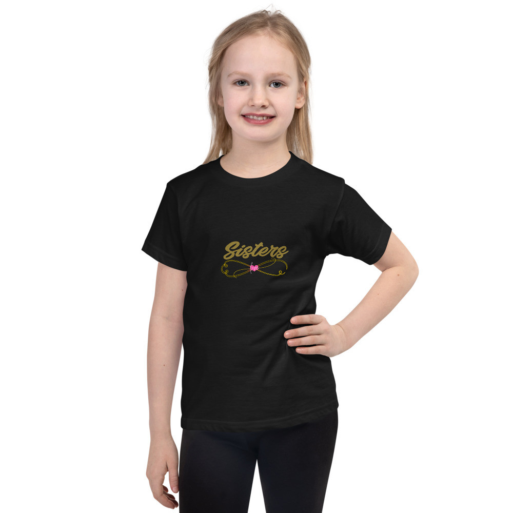 Sisters love - Short sleeve kids t-shirt