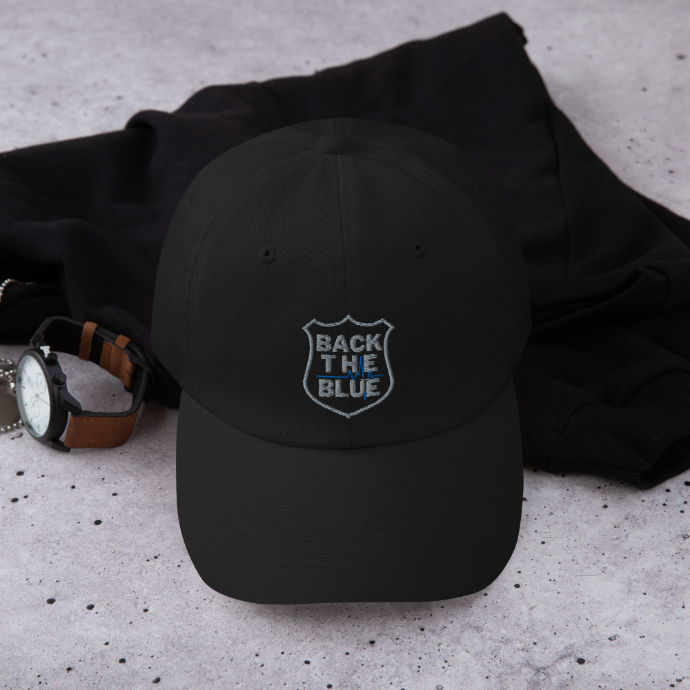 Back the Blue Thin Line - Dad hat
