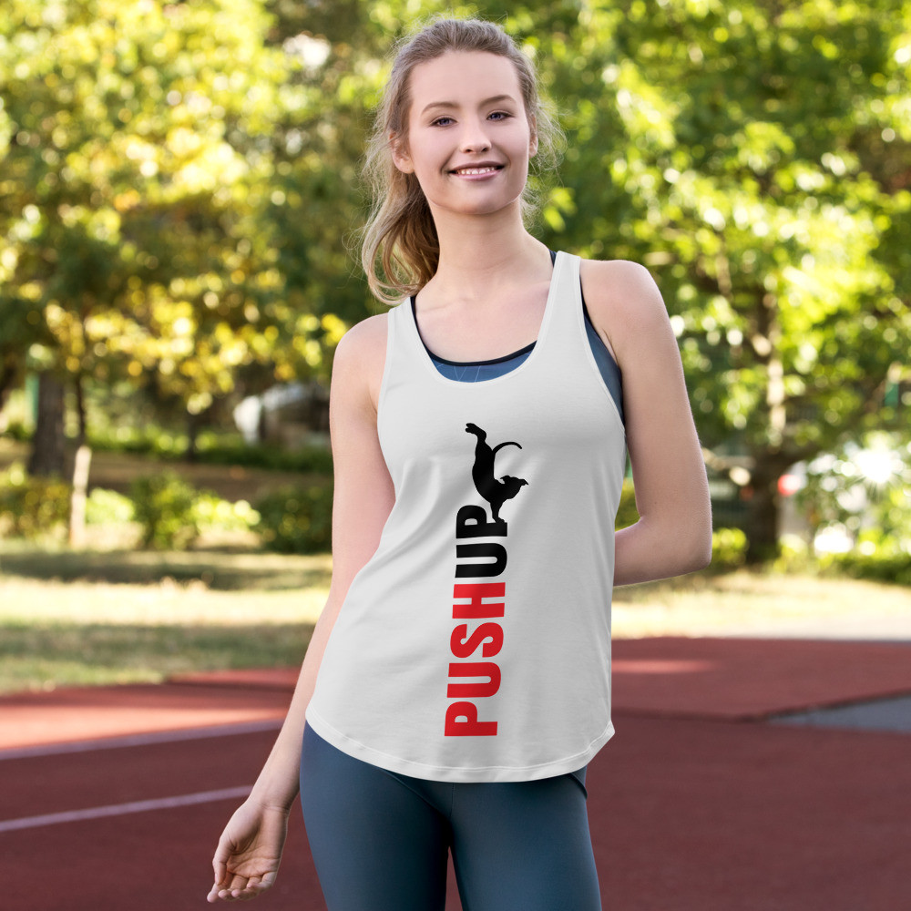PUSH UP - Women's Racerback Tank