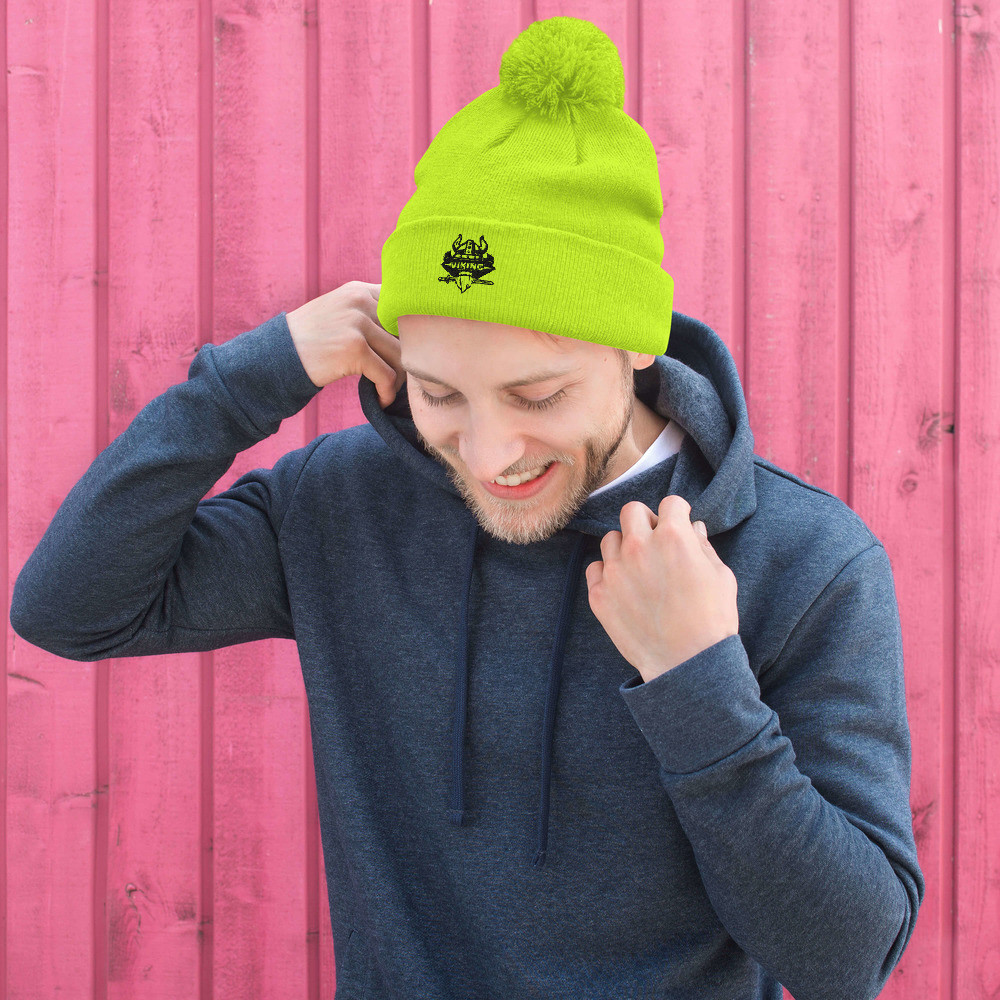 Viking Pom-Pom Beanie