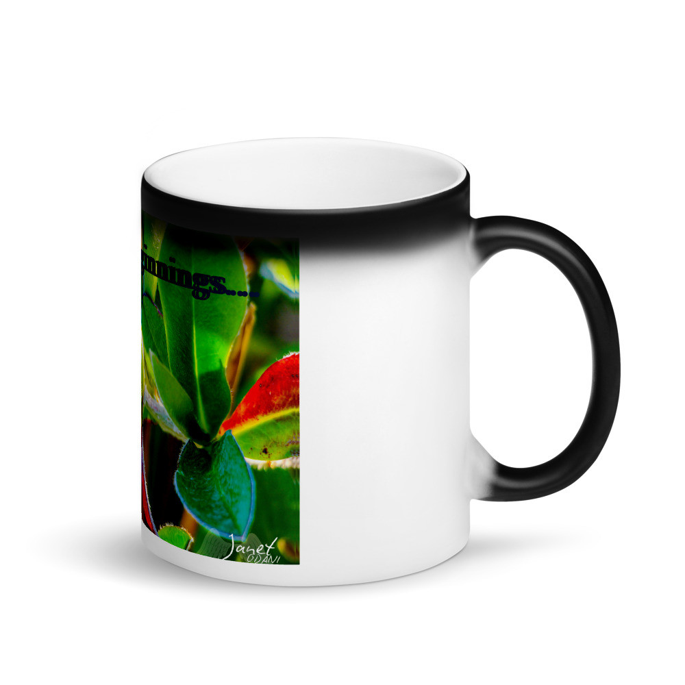 Matte Black Magic Mug
