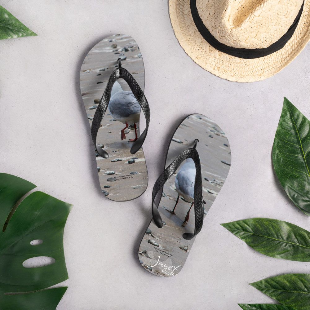 Flip-Flops (Text : Peace I leave with you my peace I give to you (John 14:27) )