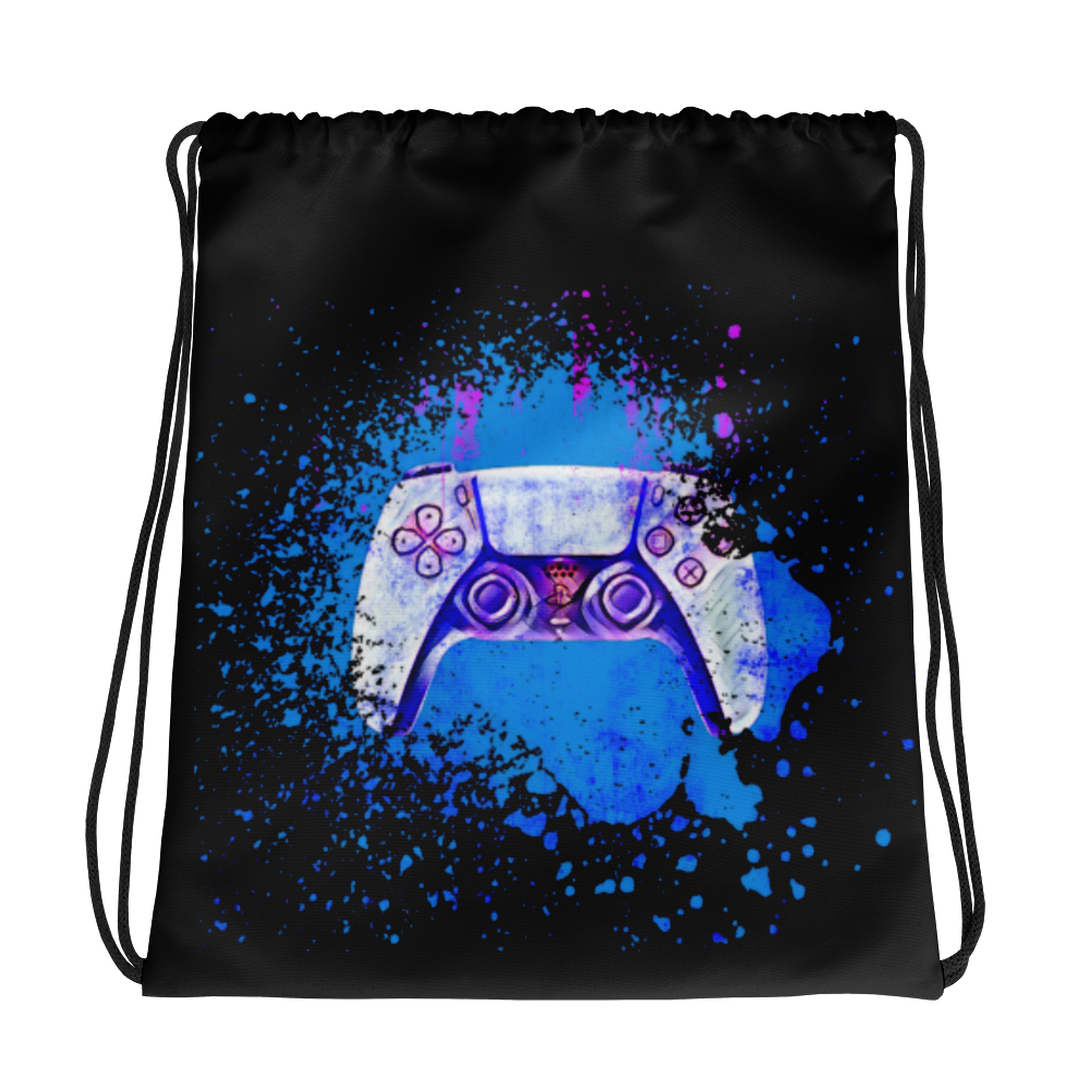 Controller Crazy Drawstring bag
