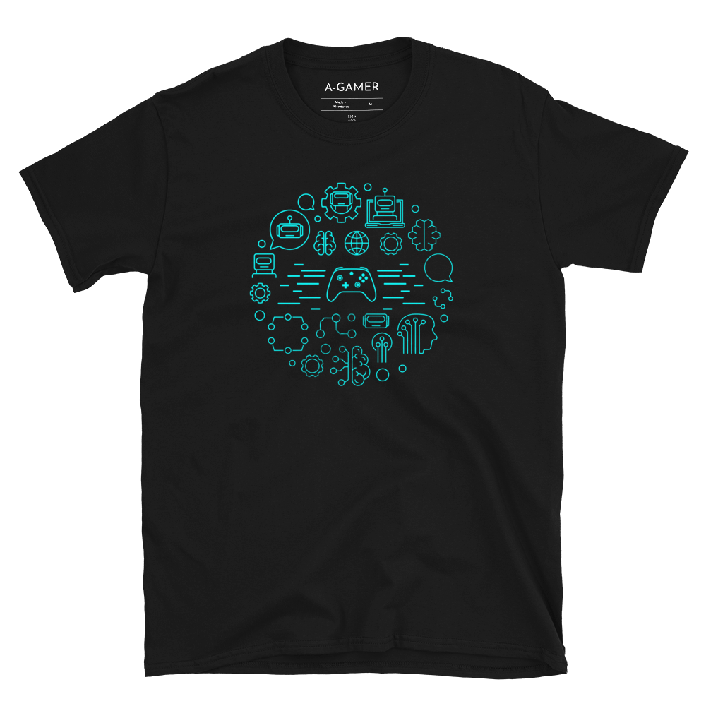 Gamer Brain Short-Sleeve Unisex T-Shirt