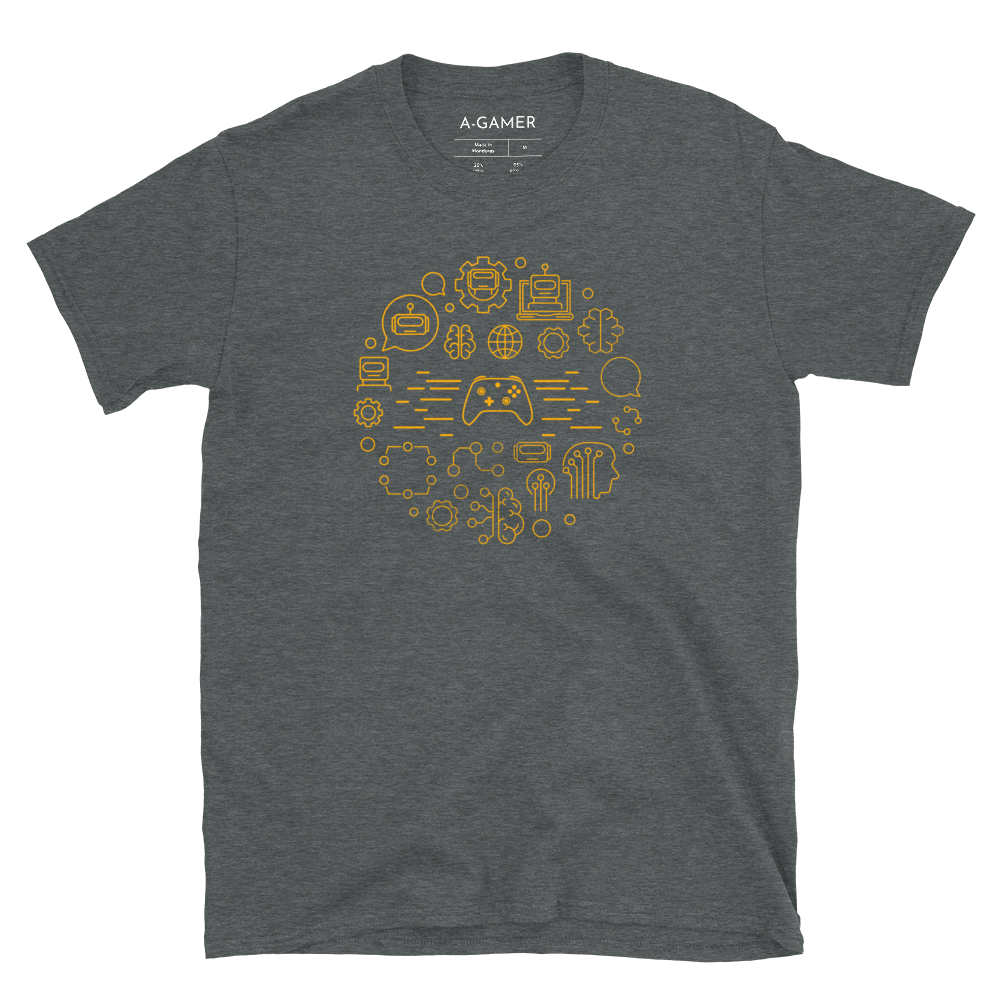 Gamer Brain Short-Sleeve Unisex T-Shirt
