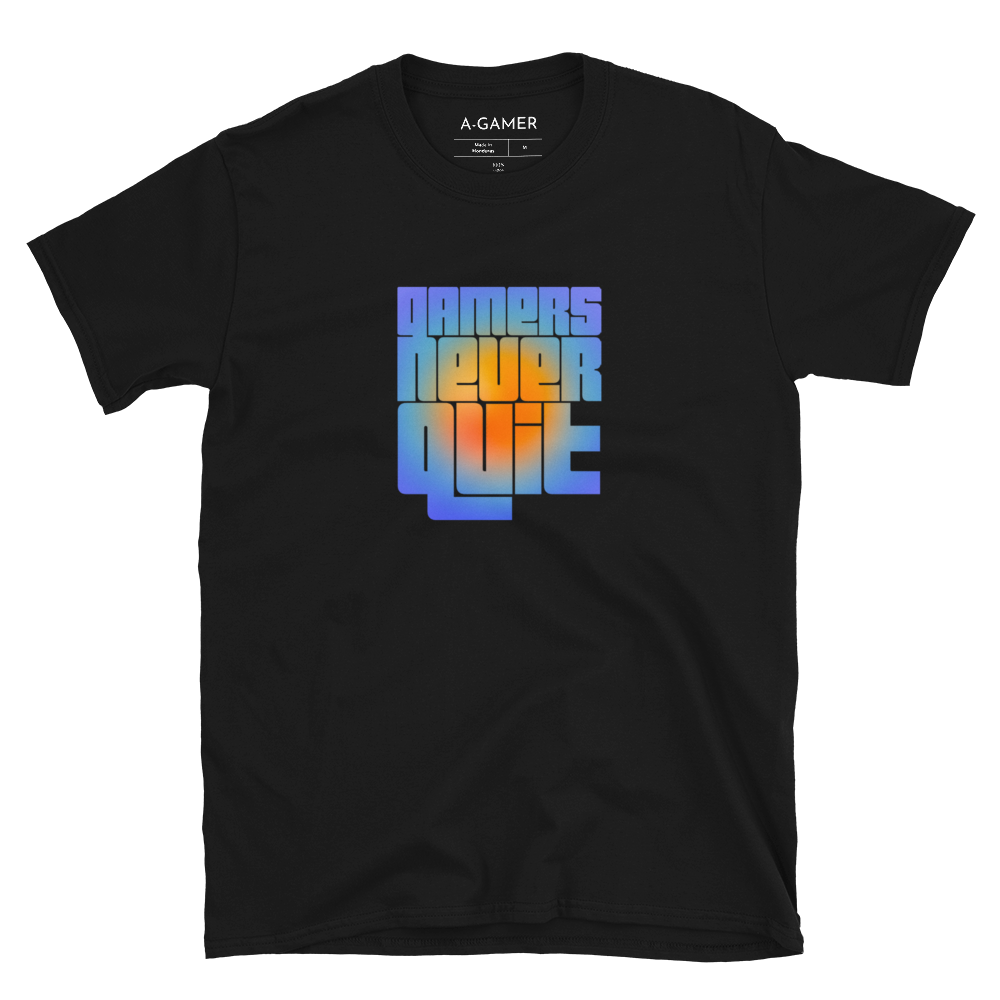 Gamers Never Quit Short-Sleeve Unisex T-Shirt