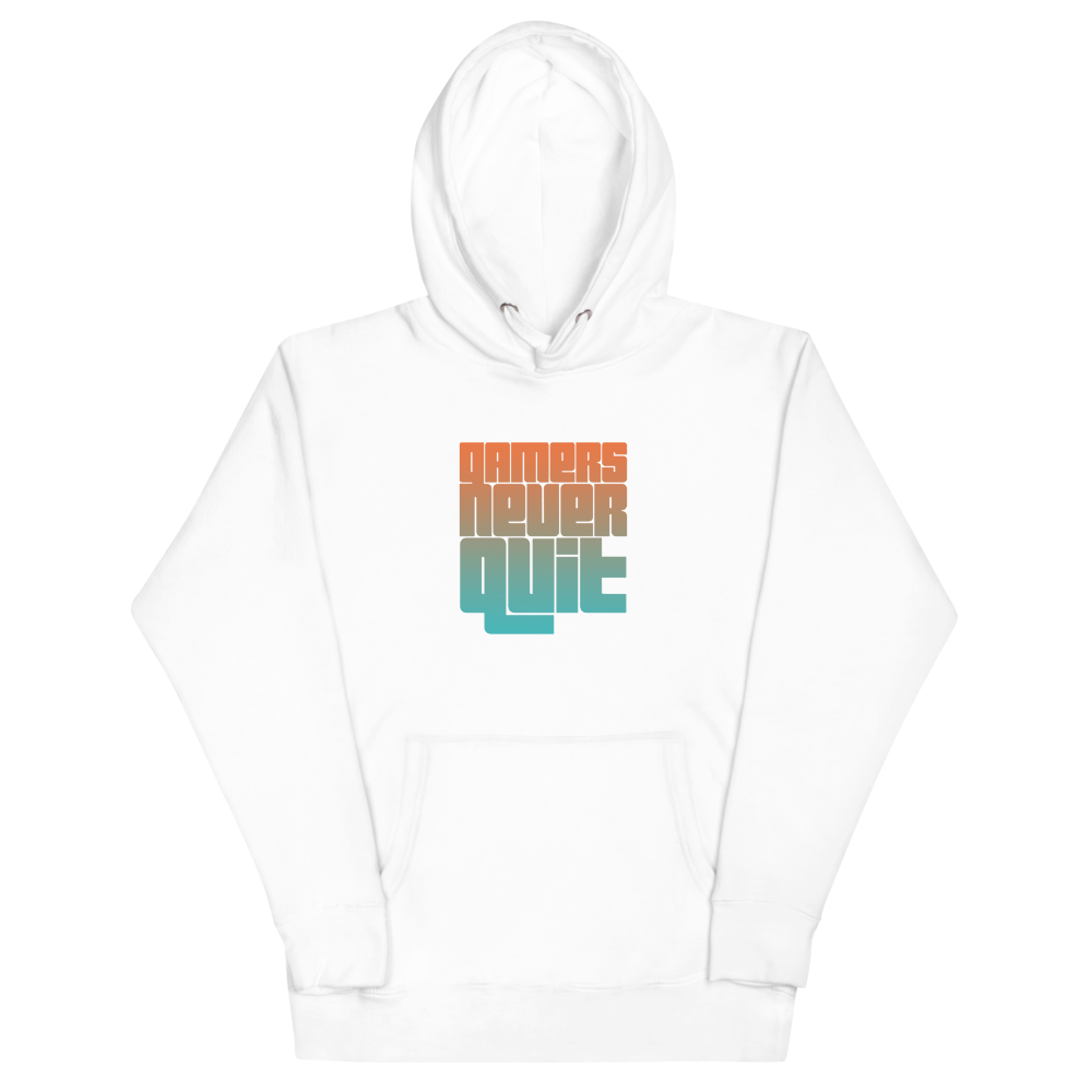 Gamers Never Quit Unisex Hoodie