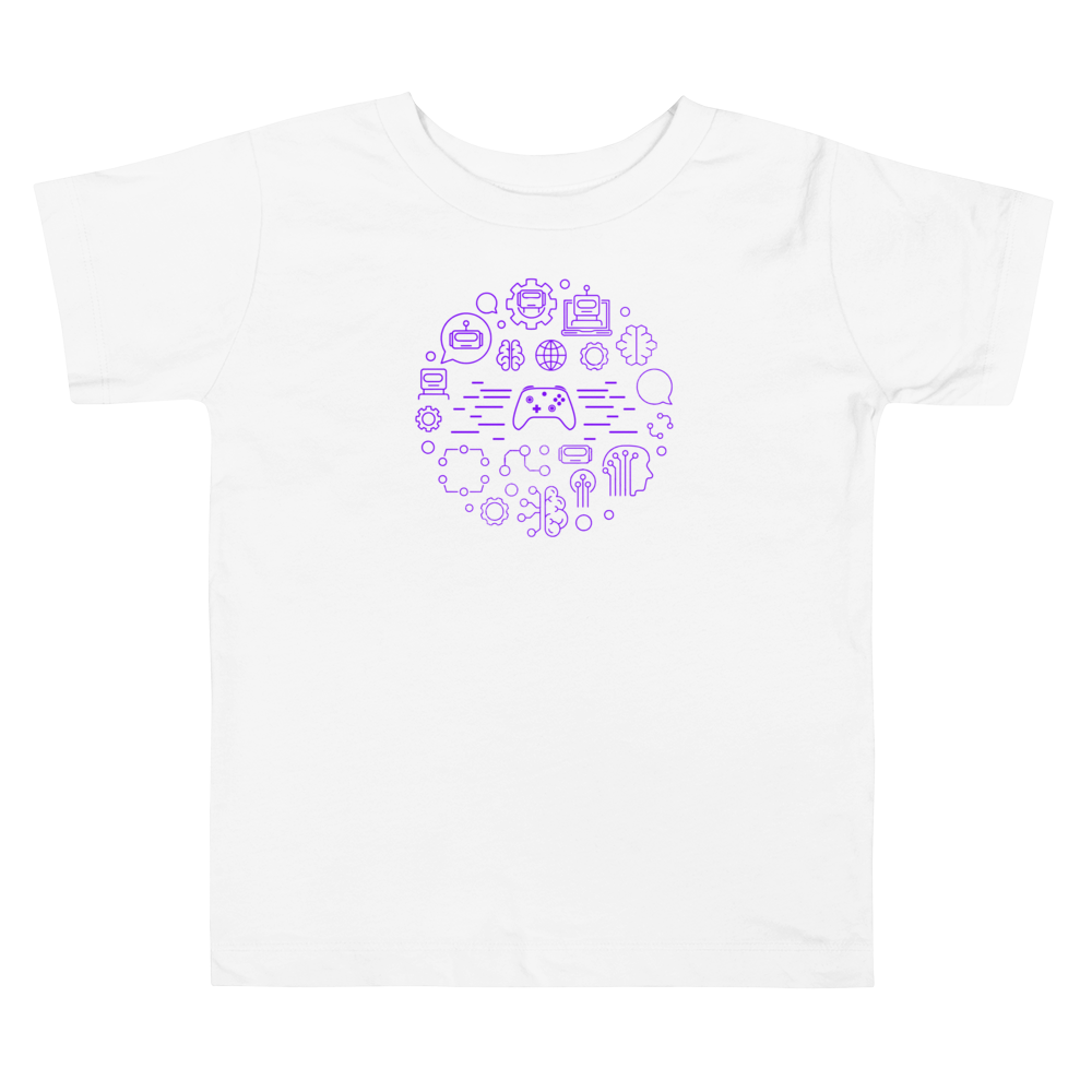 Toddler Gamer Brain Short Sleeve Tee