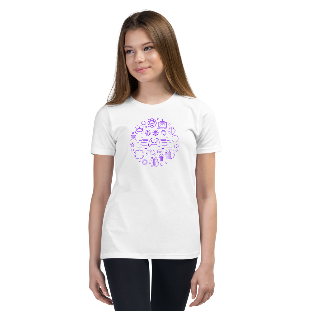 Kids Gamer Brain Short Sleeve T-Shirt