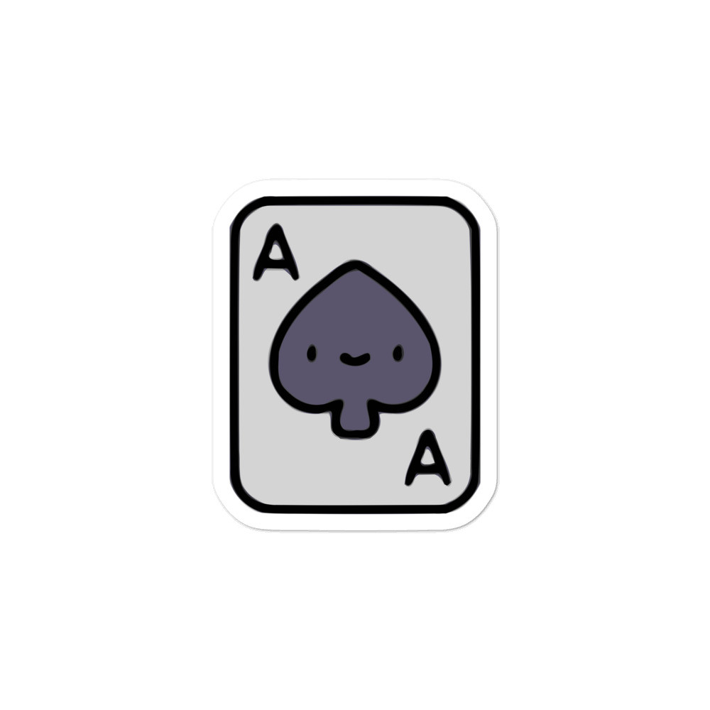 Ace Card Sticker