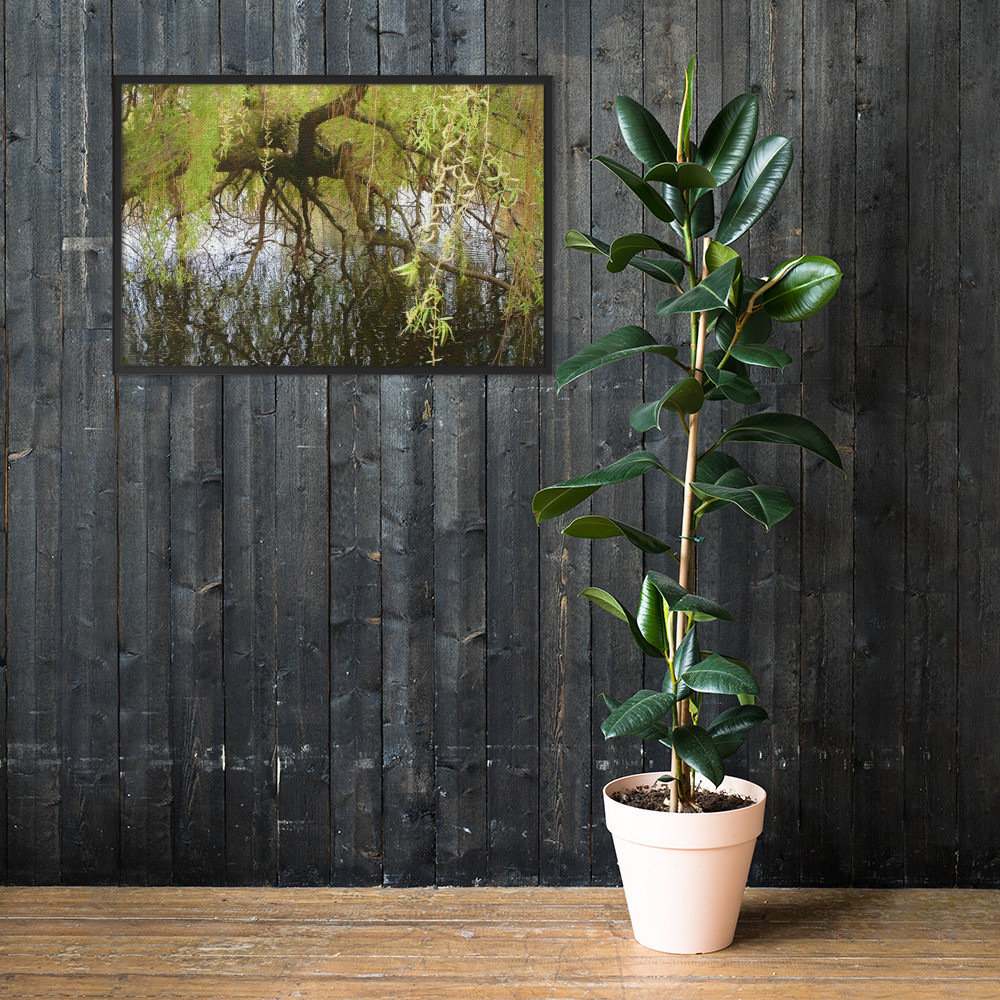 Tree over Lake-studio - Sandstone 