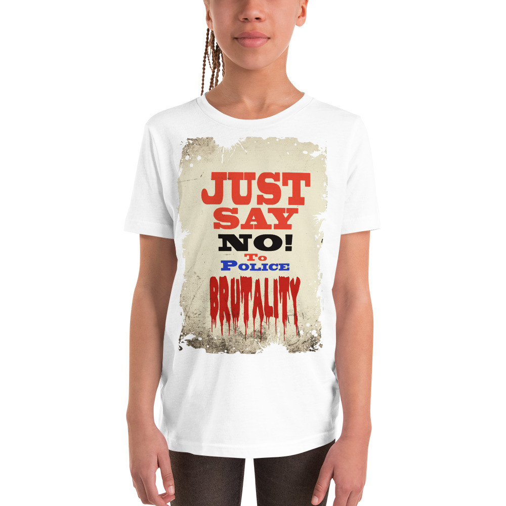 Just Say No printed Youth Short Sleeve T-Shirt