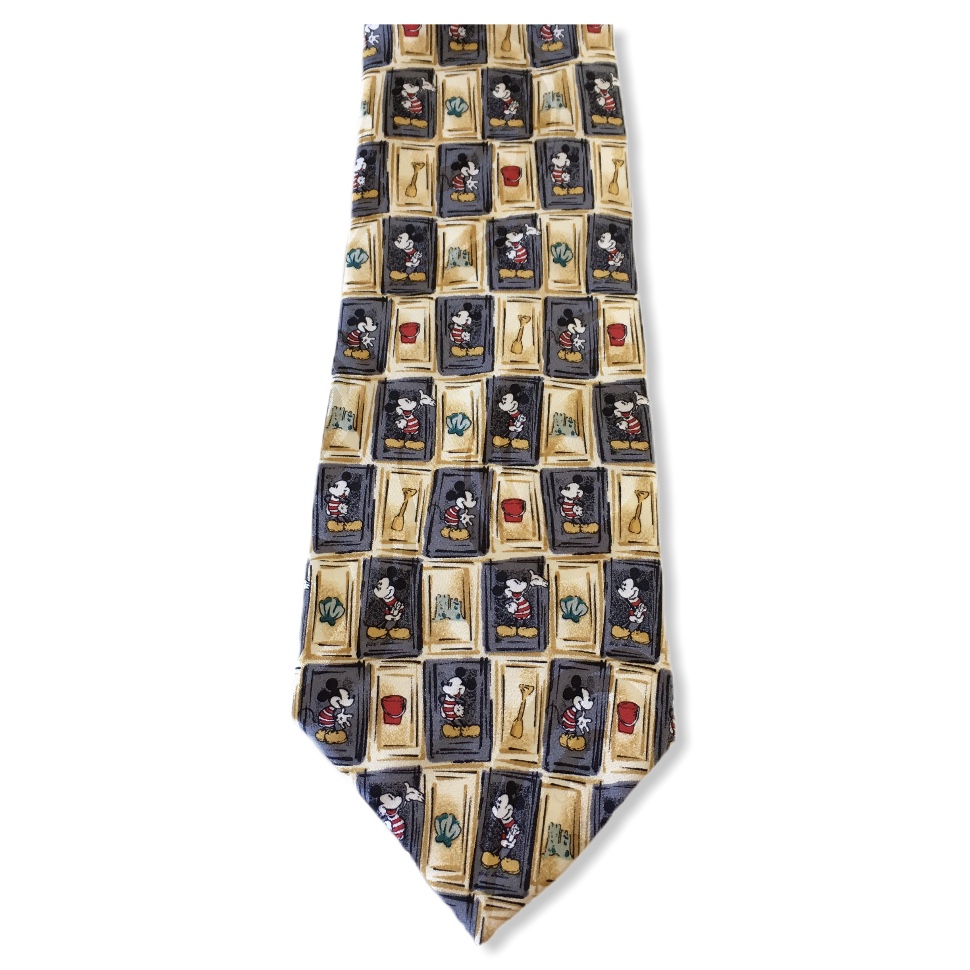 Mickey Mouse Walt Disney World Men's Neck Tie Silk