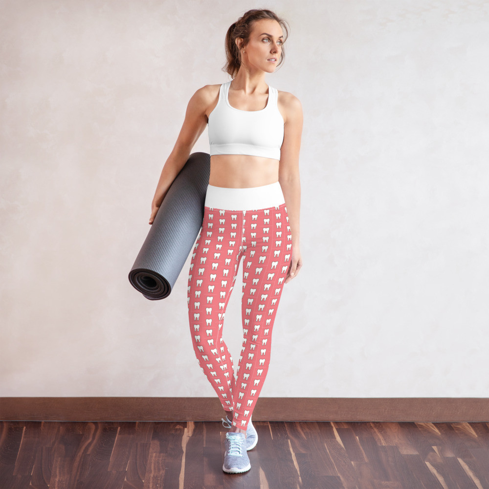 Tooth print Yoga Leggings