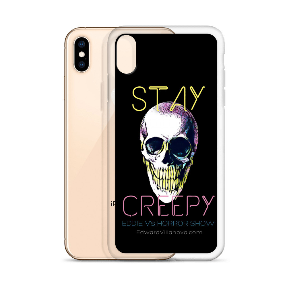 STAY CREEPY iPhone Case (black)