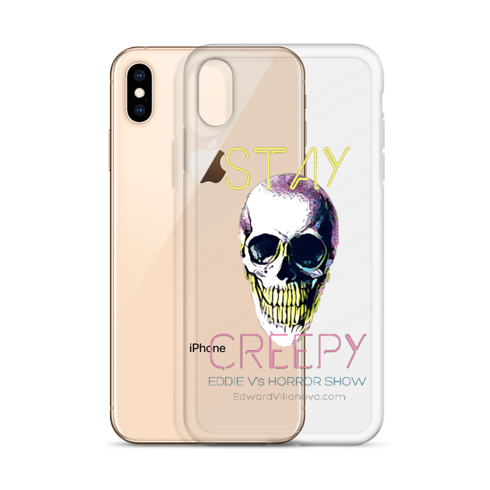 STAY CREEPY iPhone Case (clear)
