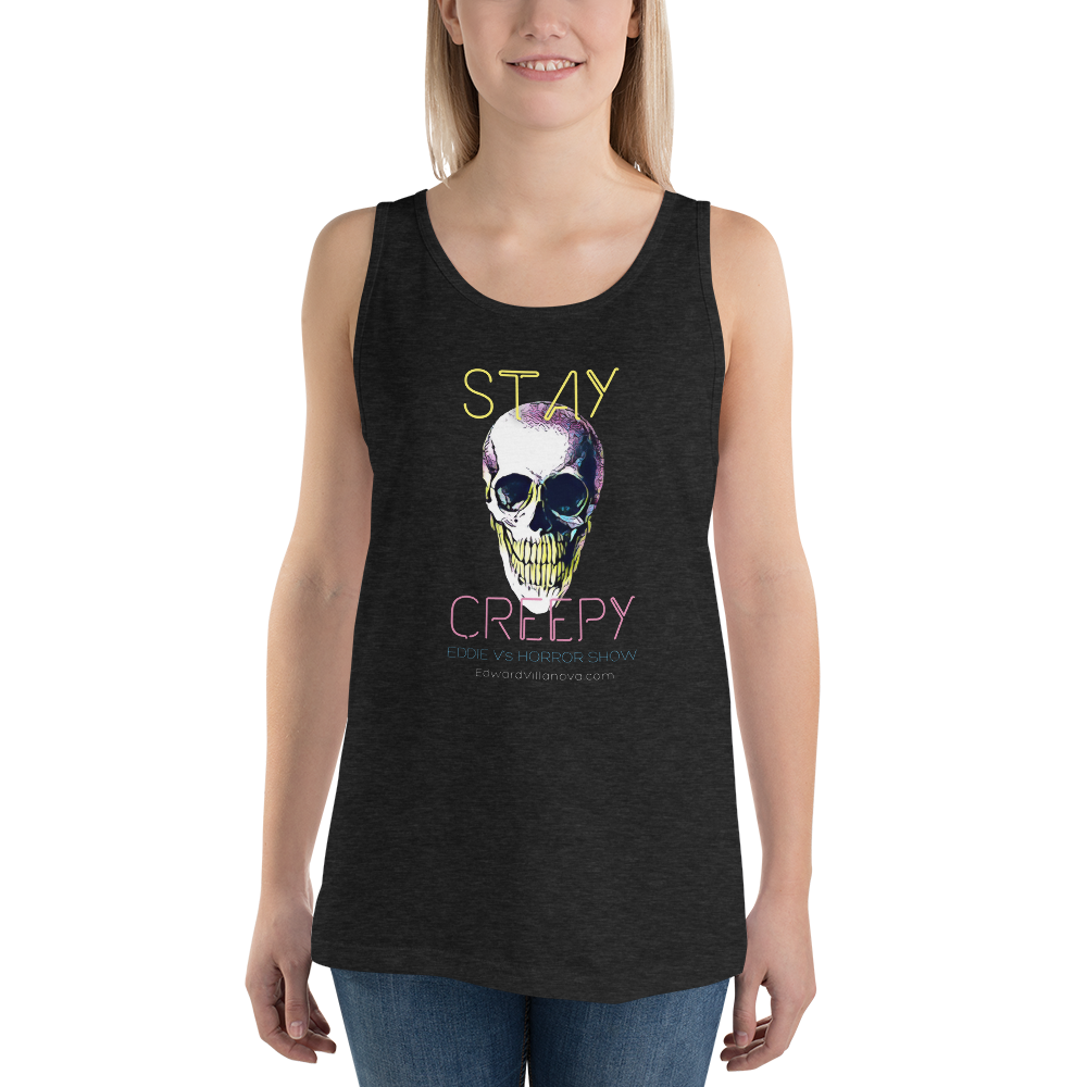STAY CREEPY Skull tank top (unisex)