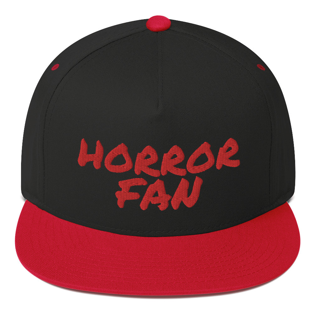 HORROR FAN Flat Bill Cap