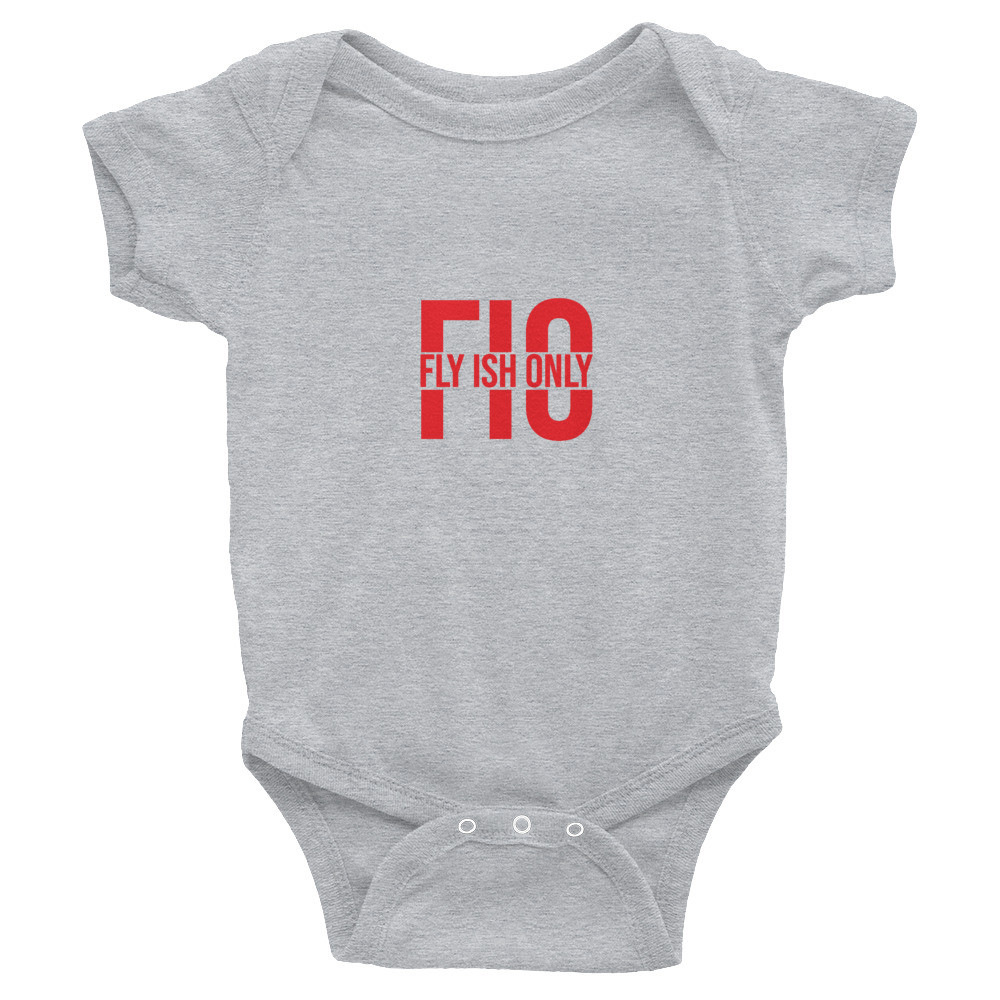 Infant Bodysuit FIO red logo