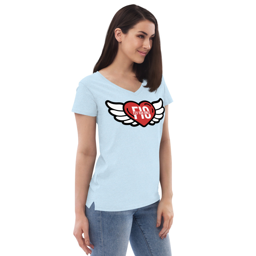 Women’s Love IS Fly v-neck t-shirt