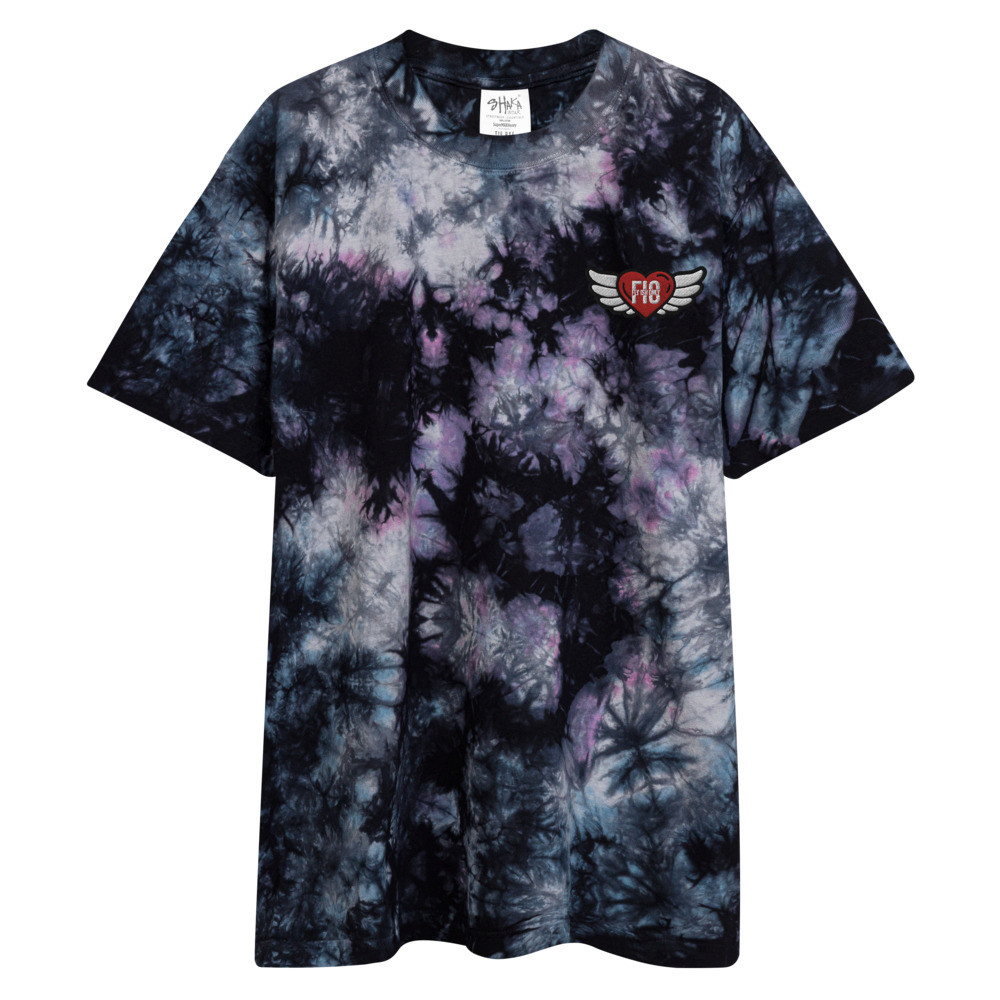 Love Is Fly Oversized tie-dye t-shirt