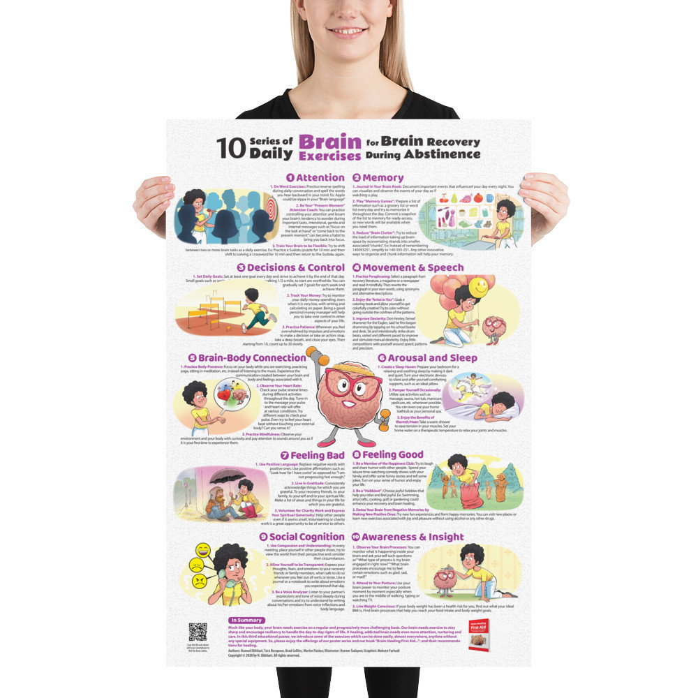 10 Series of Daily Brain Exercises for Brain Recovery During Abstinence (Female Edition)