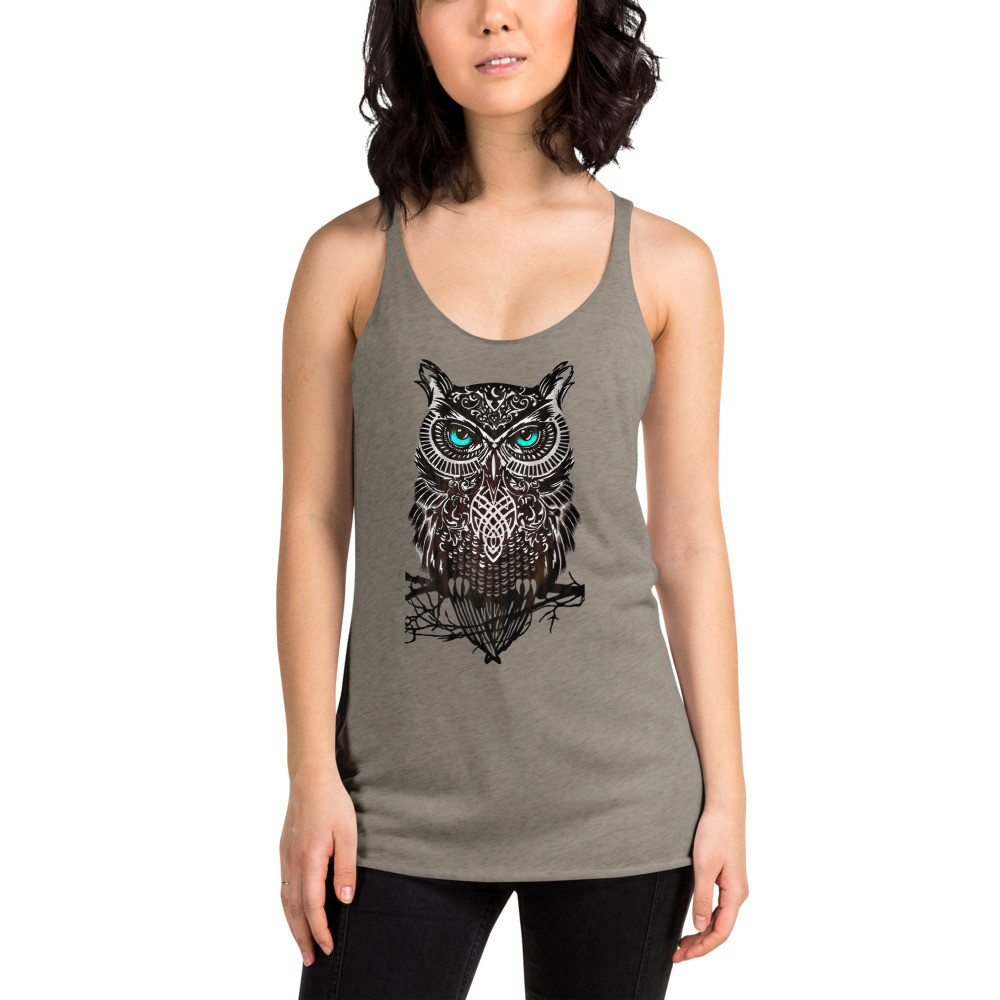 Blue eyed owl