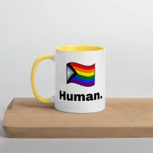 "Human." Pride Mug