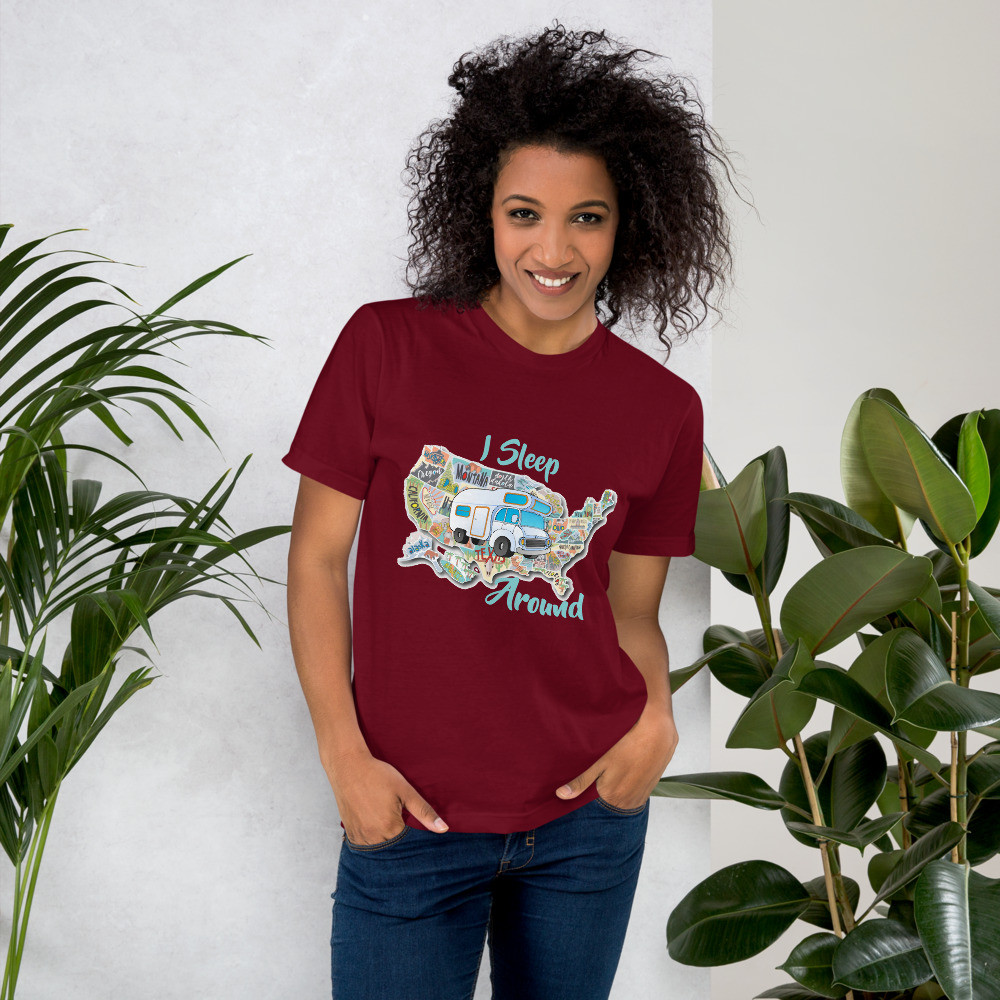 I Sleep Around Women's RVing T-Shirt